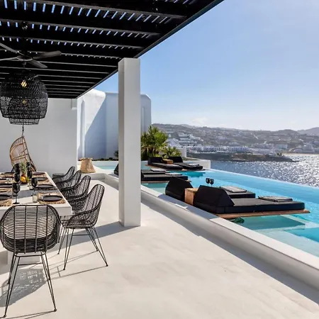 Mbc Psarou Black Retreat 11 Bedrooms Mykonos Willa