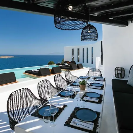 Вилла Mbc Psarou Black Retreat 11 Bedrooms Mykonos Псароу