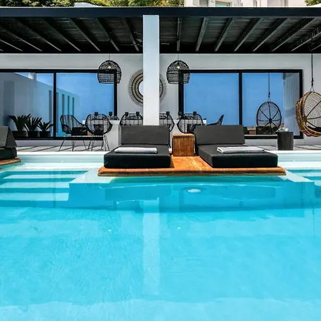 Mbc Psarou Black Retreat 11 Bedrooms Mykonos Вилла *