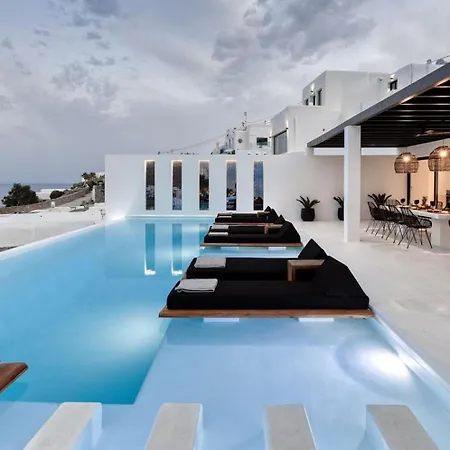 Вилла Mbc Psarou Black Retreat 11 Bedrooms Mykonos