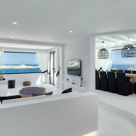 Villa Mbc Psarou Black Retreat 11 Bedrooms Mykonos *